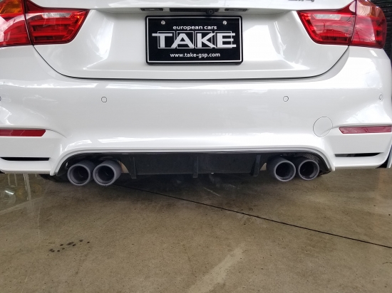 BMW F32 F36 420i ワンオフマフラー BMW F36 F32 420i ワンオフマフラー(後期用) - メルカリ